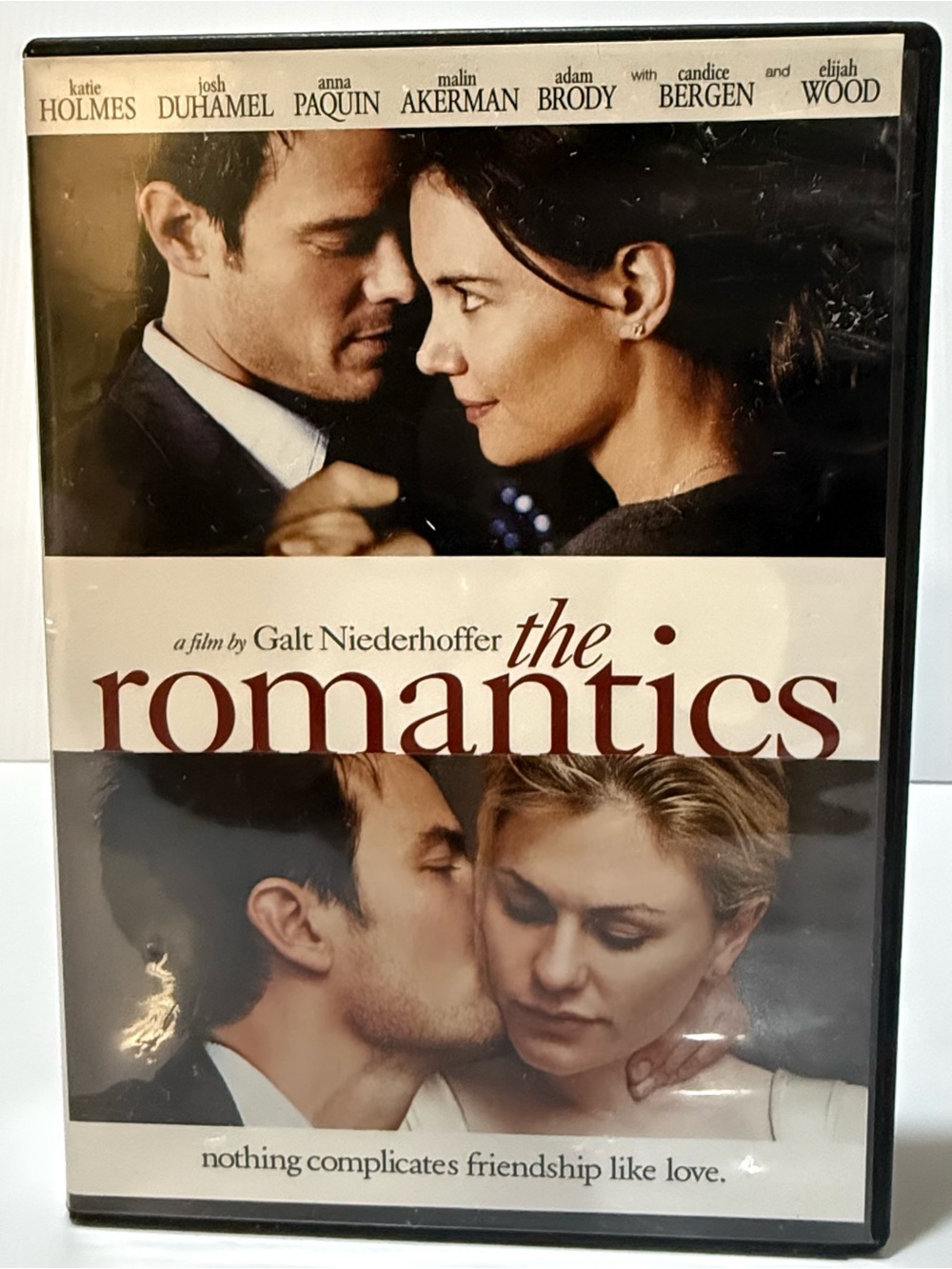 The Romantics DVD Movie Cover - White, Black, Brown